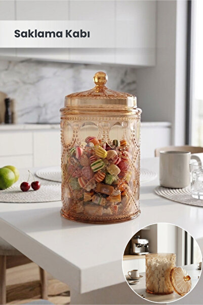 Orvila Barocco Acrylic Storage Container Food Storage Container Honey Foam