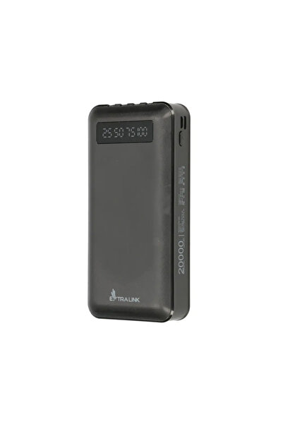 Extralink Powerbank EPB-084 20000mAh Czarny Powerbank, USB-C