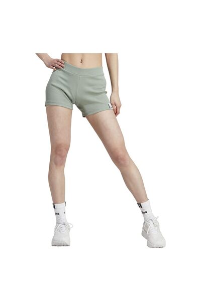 adidas Pantaloni scurți de casă reiați pentru femei, mărimea M