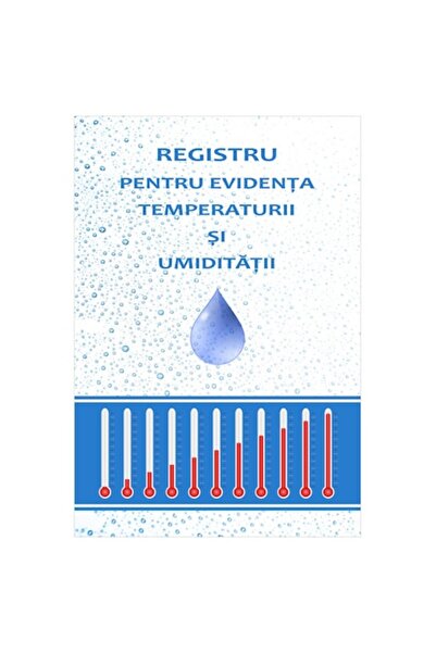 OEM Refrigerator temperature record book, A4 format, 10 sheets printed on bot...