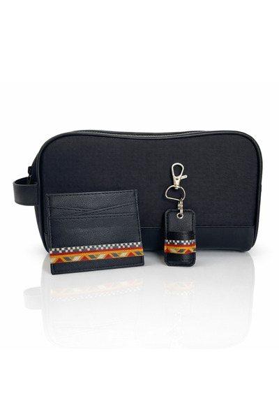 Galatia Luxury PU Leather Gift Set for Men – Card Holder Wallet, Keychain Pen...