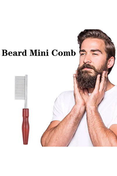 Choice onesize 1pcs Gentleman Barber Styling Metal Comb Stainless Steel Men B...