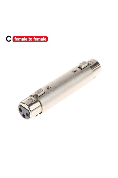 Choice 1xFF 3P 【Nice】1Pc 3Pin XLR Female To Female SIM Card Audio Microphone ...