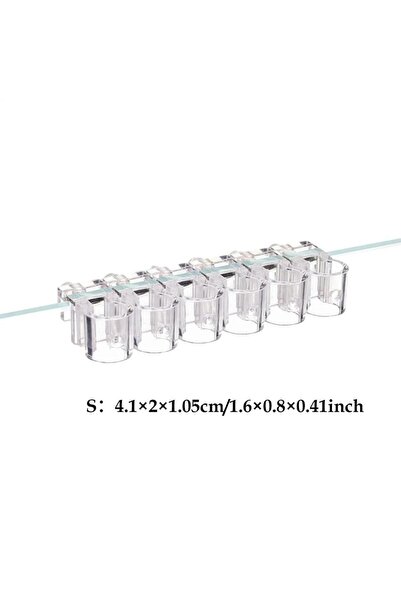 Choice S 6Pcs Aquarium Plant Holder Clear Planting Bracket Cup Fish Tank Mini...