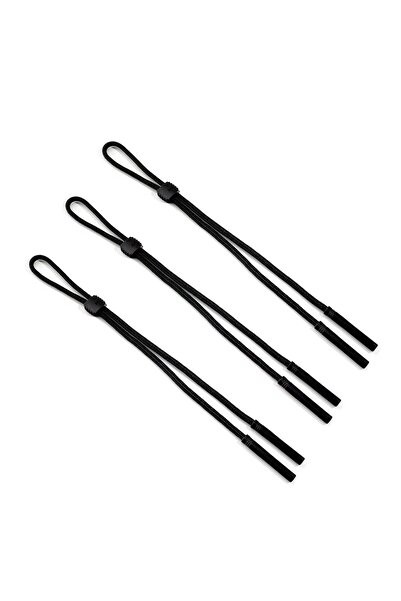 Choice1 3 pieces in black 1/3 Piece Sports Glasses Strap Adjustable Simple Gl...