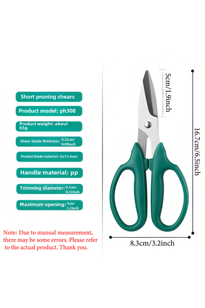choice2 Short pruning shears 1/3PCS，Gardening Shears Flower Branch Scissors S...