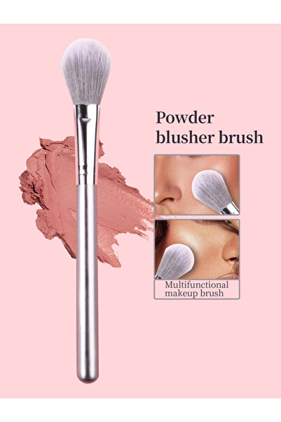 Choice Silver 1PCS soft hair blush highlighter brush suitable for home or tra...