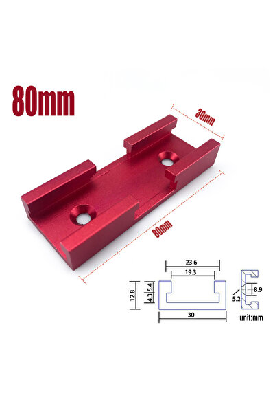 choice2 08R For 30 Tyle Chute Woodworking Universal T-track Cross Connector 8...