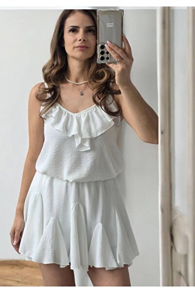 GLAMSI Women's set with top and skirt with pants underneath