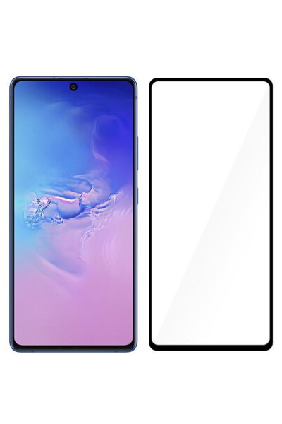 TELLUR Tempered Glass 3D Case Friendly Full Glue for Samsung S10 Lite black