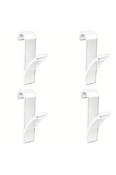 Choice1 Transparent 4pcs, Heating Pipe Towel Clothes Hanger Hook, Bathroom Ha...