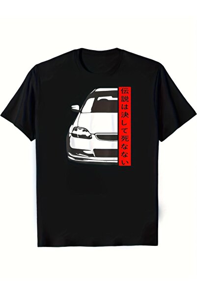 bolivia's تي شيرت JDM للرجال والنساء بتصميم رياضة السيارات اليابانية في التسع...