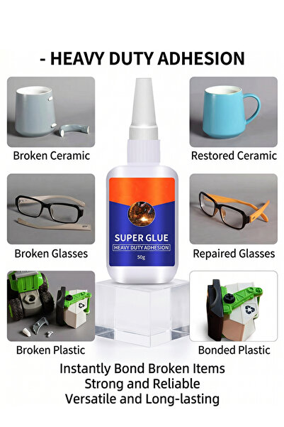 DMYRDH 50g Liquid Super Glue for Metal Instant Glue for Stainless Steel Alumi...