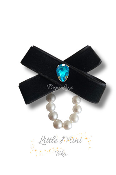 pegu baby collection Catarame din catifea Littie Mini Lux cu piatră, 1 bucată...