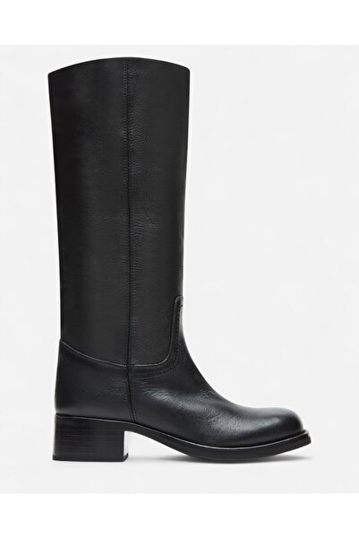 Steve Madden RIGGS BLACK LEAT Kadın Siyah Çizme RIGGS