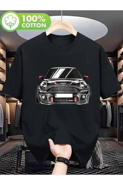 bolivia's Cartoon Art 2012 Mini John Cooper S Works GP Racing Car Graphic T-S...