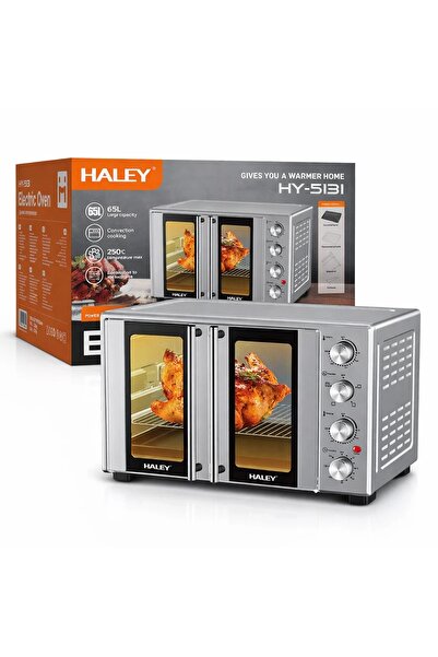 HALEY Electric Oven HY-513I 65L, 3000W, Convection, Rotisserie, Timer 120 Min