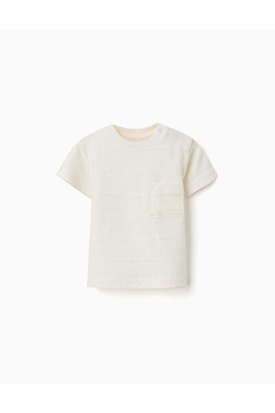 Ziddy Tshirt Jacquard White