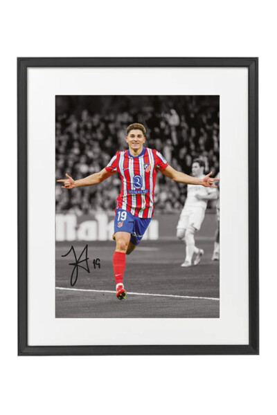 Boomah Accessories Julian Alvarez Atletico Madrid Printed Autograph - Framed ...