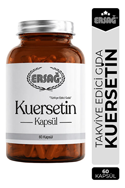 Ersağ Kuersetin Ekinezya ve C Vitamini İçeren Takviye Edici Gıda 60 Kapsül