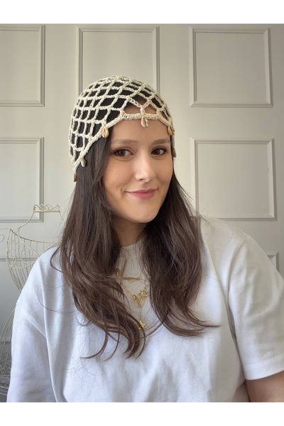 CHARMLUCKY Sea Shell Hair Net-Hat