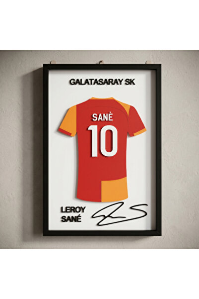 Riva Self Leroy Sané 3D Parçalı Forma Tasarımlı Koleksiyon Çerçevesi - Sarı K...