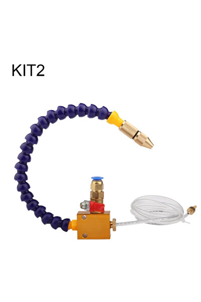 Choice kit 2 Mist Coolant Lubrication Spray System sprayer CNC Lathe Milling ...