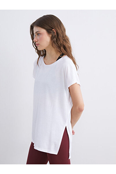 LC Waikiki Rmz Gi̇yi̇m Farkiyla Zero Roba Collar Loose Fit Women's Sports T-S...