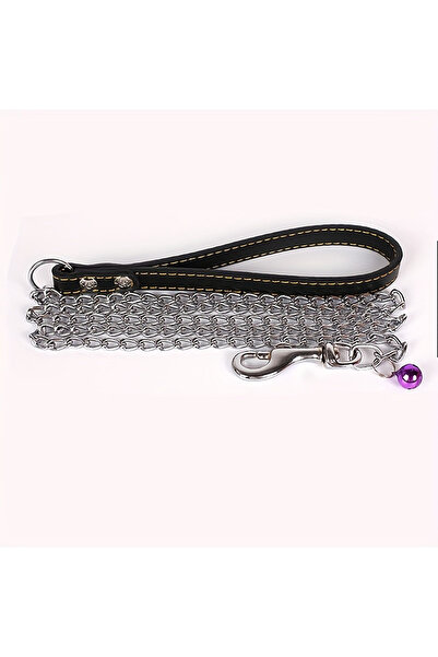 Choice black 1pc-Silver stylish dog leash ensures pet safety on the road: 1 c...