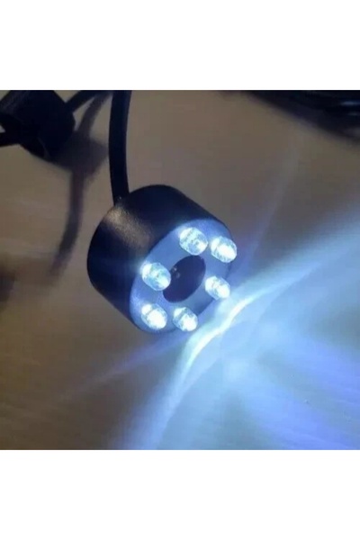 Choice ضوء أبيض بديل، حلقة إضاءة دائرية بـ 6 مصابيح LED بلون أبيض دافئ، 12 فو...