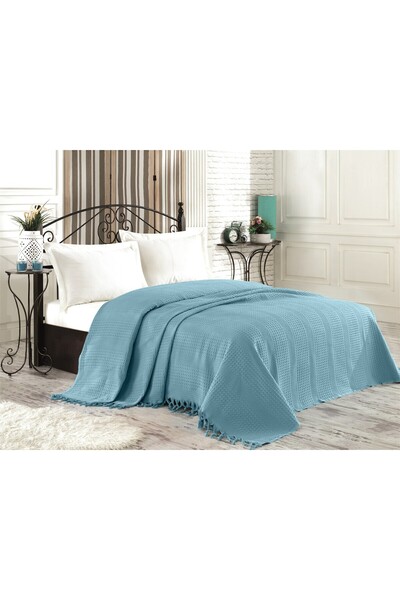 FARİKA Double Pique Size: 220 X 240 Cm Petrol Green