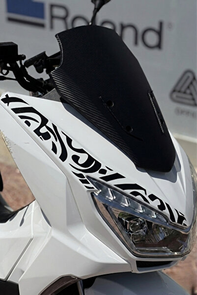 Banxtre Mondial Strada Scooter için. Far Üstü Tribal Dövme Sticker (1 Adet Ta...