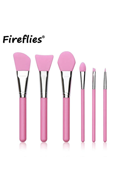 Choice1 Pink Professional Silicone Facial Mask Brush Cream Mixing Silicone Br...
