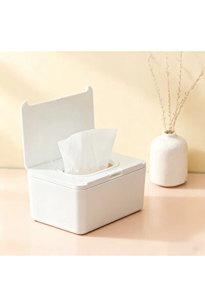 Choice5 Tall White Multifunctional Automatic Flip Top Storage Box Organizer f...