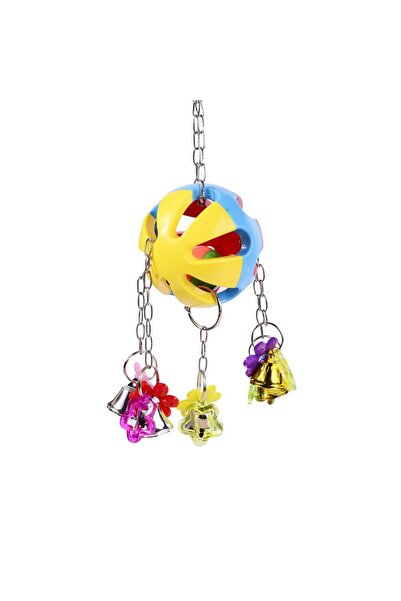 Choice Multi color Bird Parrot Toy Colorful Bird Ball With Bell For Cage Bird...
