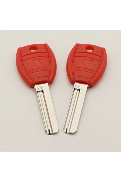 Choice 5pcs 5Pcs/Lot Red AB Dual Groove Key Blanks Colorful Plastic Handle Ho...