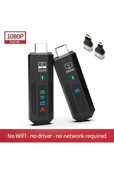 Choice VIKEFON Full Set-micro mini 5.8G 1080P 50M Wireless HDMI-Compatible Vi...