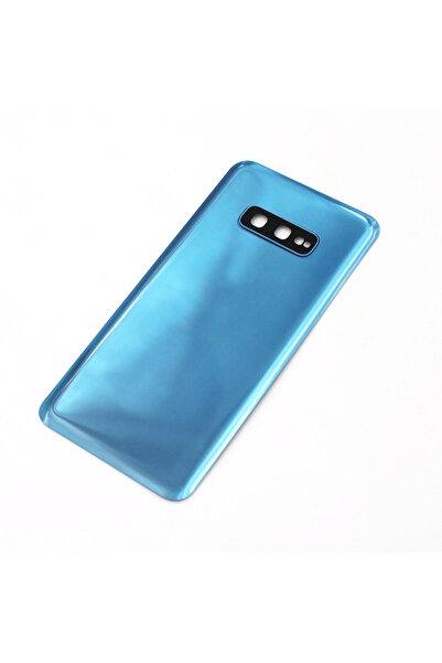 Choice4 غطاء خلفي زجاجي جديد أزرق اللون لهاتف S10E SM-G970F مقاس 5.8 بوصة، غط...