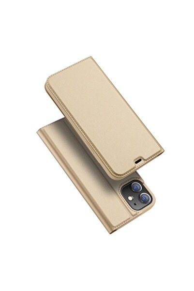 Dux Ducis Skin Pro Book Apple iPhone 12 mini Χρυσό