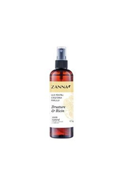 ZANNA Ulei pentru Cresterea Parului cu Brusture si Ricin Zanna, 150 ml