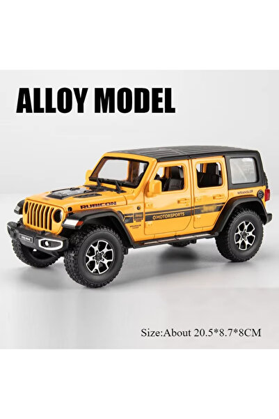 Choice5 Wrangler Yellow 1:22 Wrangler Rubicon Suzuki Hustler Alloy Toys Dieca...