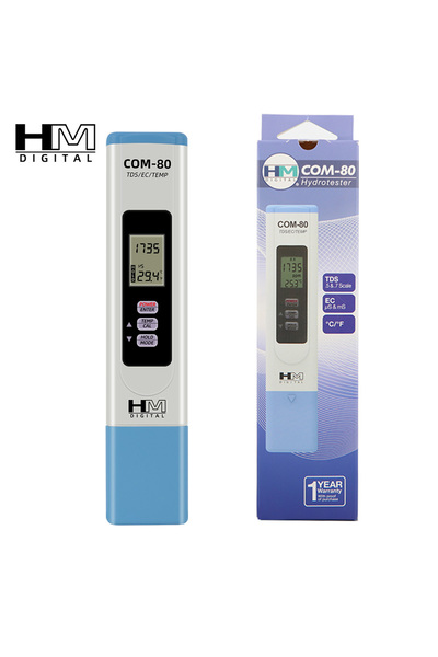 Choice جهاز اختبار جودة المياه الرقمي COM-80 HM 3 في 1، مقياس محمول لـ TDS وE...