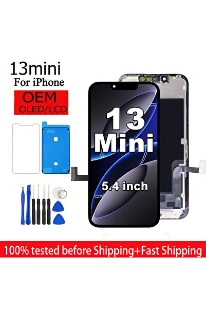 Choice1 شاشة OLED 13mini لهاتف آيفون 13 ميني، شاشة LCD تعمل باللمس مع شاشة لم...