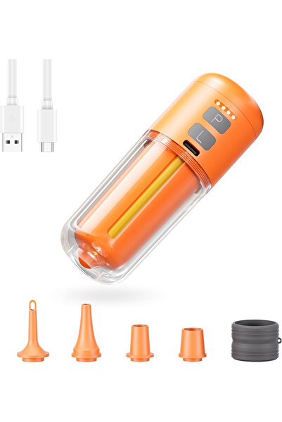 Choice Orange 2000mAh NEW Portable Air Pump for Inflatables 430L/min Ultra Fa...