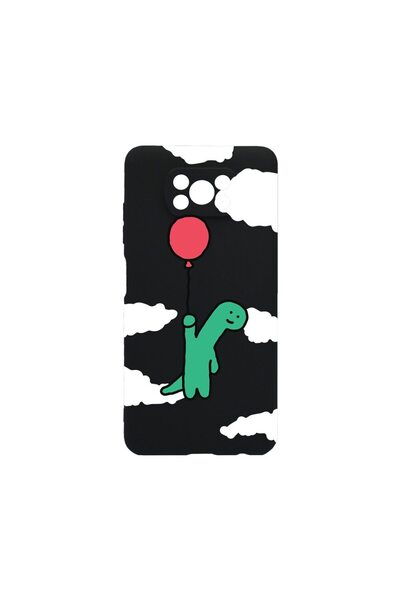 bestcase Λεπτή Θήκη Σιλικόνης 0.8MM, Συμβατή με Xiaomi Poco X3 Pro, Dino Ball...