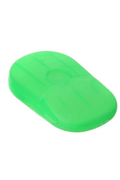 choice2 green Portable Soap Paper Disposable Travel Camping Mini Cleaning Soa...