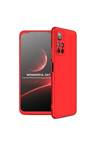 GKK 360 Full Body Protection Xiaomi Poco M4 Pro 5G / Redmi Note 11s 5g Κόκκινο