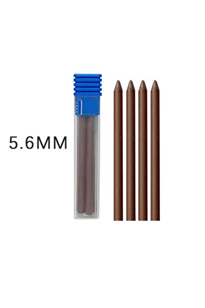 Choice6 4PCS-2B Brown Refill New 5.6mm Mechanical Pencil With Pencil Sharpene...