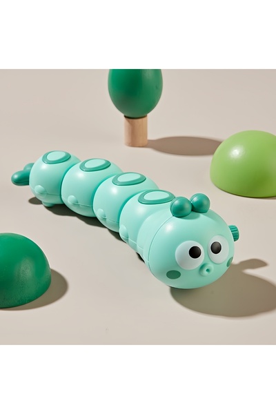 choice2 GRAY Wind Up Caterpillar Toy Baby Crawling Educational Clockwork Safe...