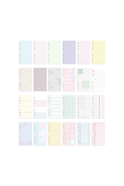 Choice1 ALL IN SET Morand Paper for A6 PERF Scrapbooking Paper Memo Pad Note ...